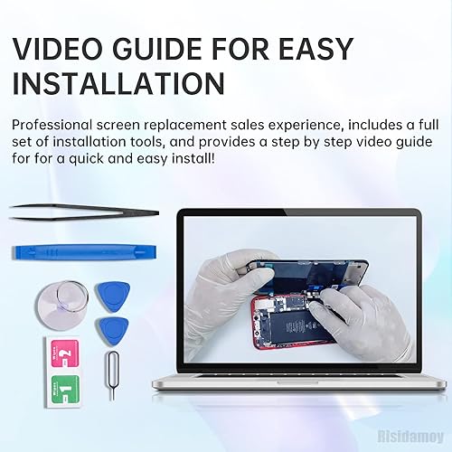 Miniatura 6 de Para iPhone 1212 Pro Reemplazo de pantalla de 6.1 pulgadas (modelo A2172 A2402 A2403 A2404) Montaje completo con altavoz de oído Sensor de