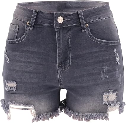 5665 Pantaloncini Large Size Trendy Quattro Colori Strappati Glutei Vita  Alta Pantaloncini di Jeans da Donna Pantaloncini di Jeans Strappati da  Donna,Grey-XXL : Amazon.it: Abbigliamento