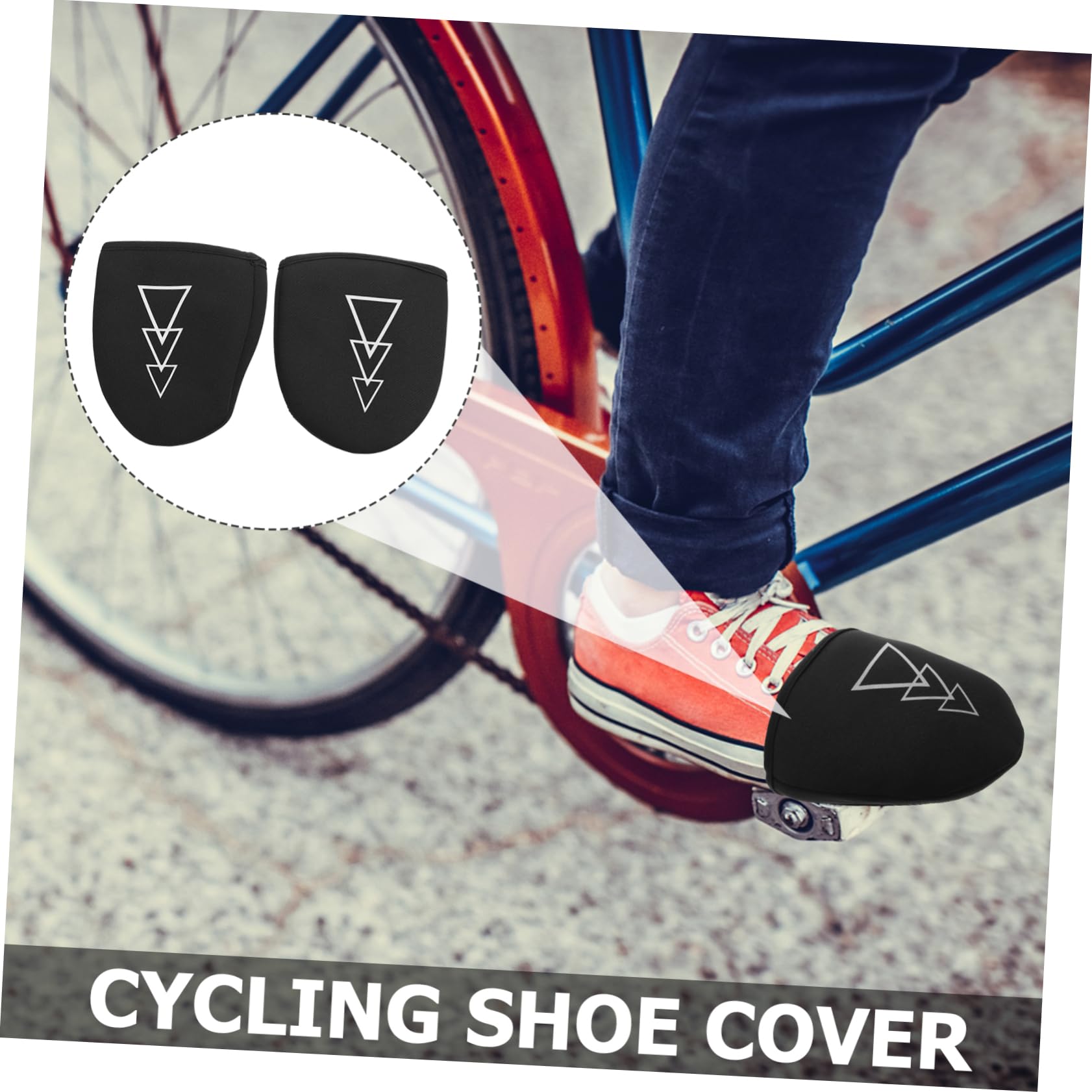 CORHAD Waterproof Warm Bike Overshoes Non-Slip Shoe Covers Reusable Riding Shoe Protectors