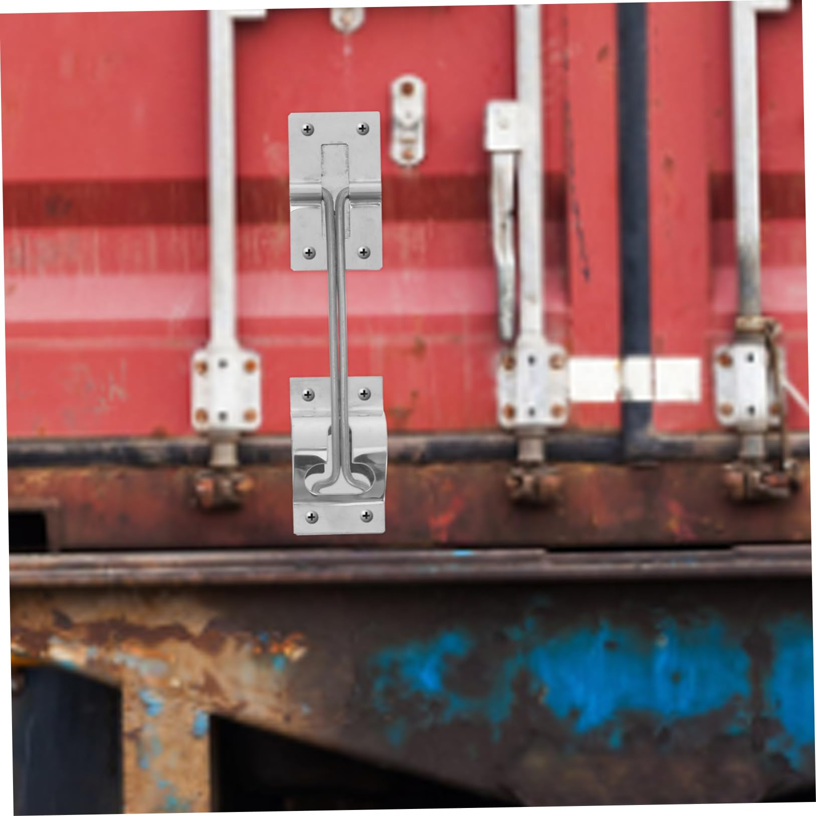Gatuida 5 Juegos conectar accesorios rv para interior juego de puertas correderas pestillos soporte del pestillo de la puerta de rv kit de pestillo de puerta de remolque Acero inoxidable