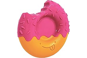 Power Chew Donut Dog Chew Toy - Fun & Cute Dog Toys for Aggressive Chewers