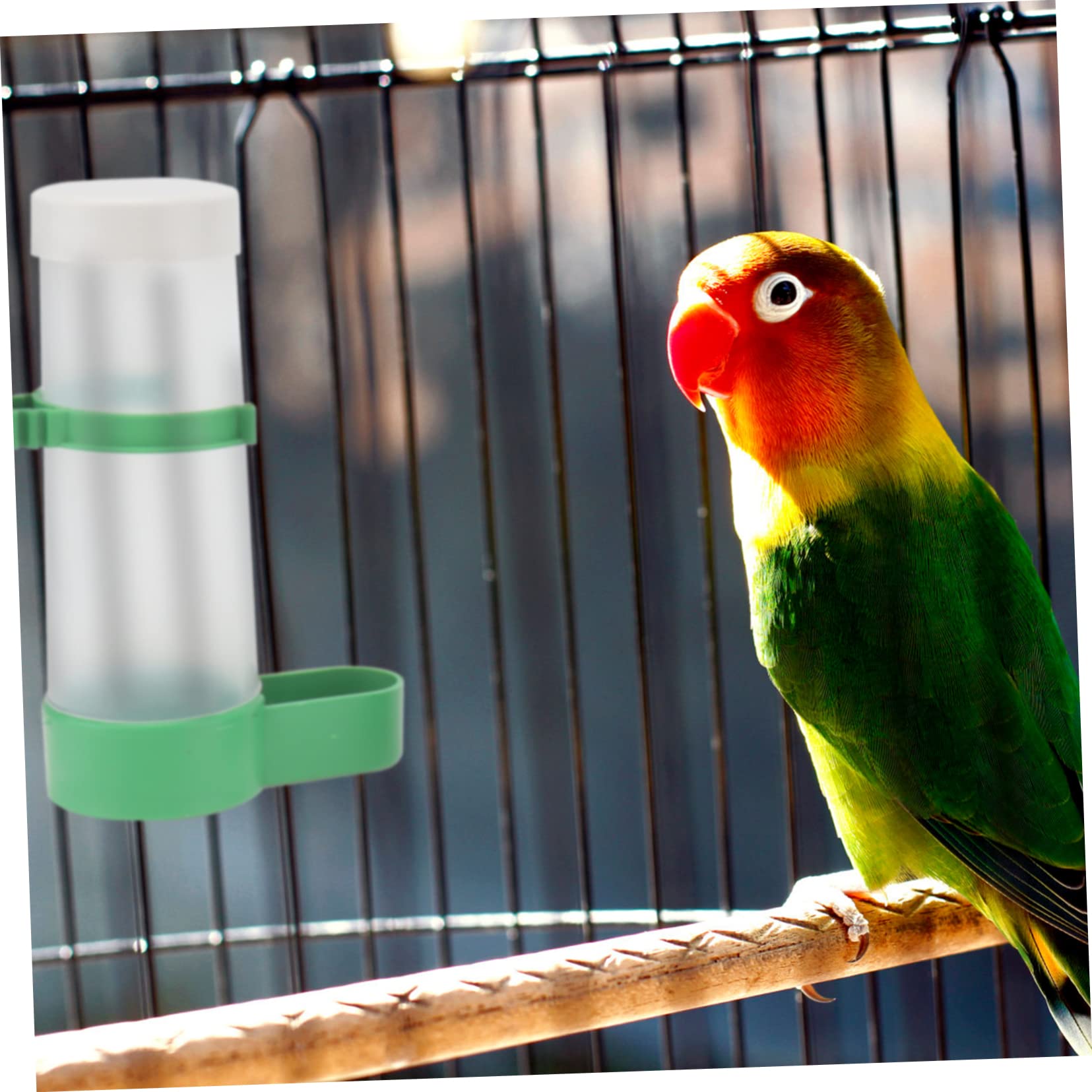 DOITOOL 2juegos Bebedero Automático para Aves Sistema De Agua para Jaulas Material Seguro y Fácil De Usar para Periquitos y Canarios