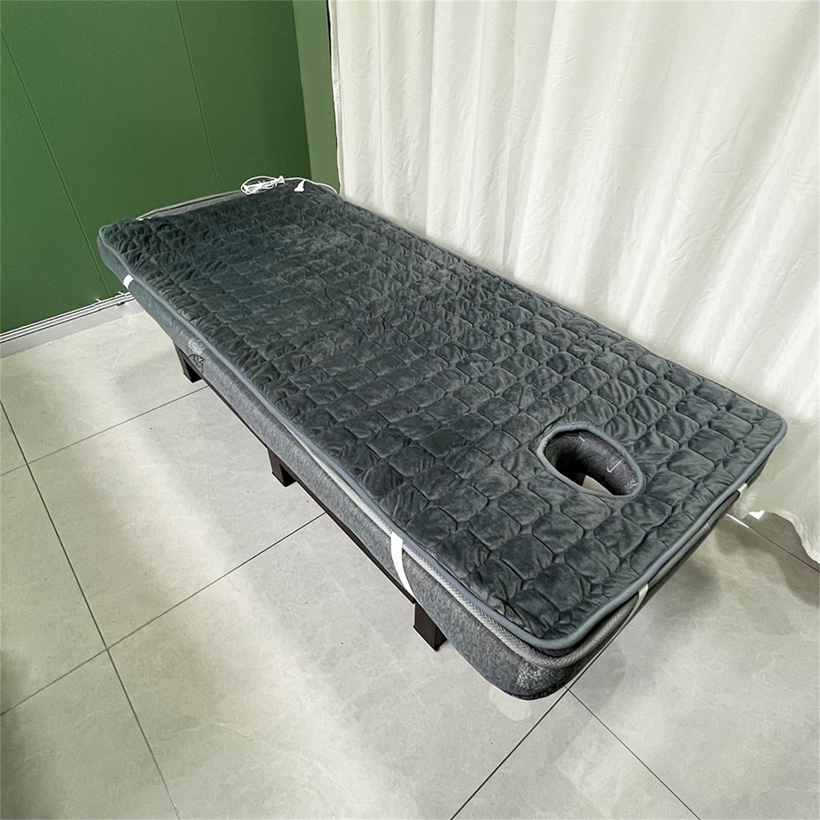 Surmatelas Chauffé Pour Table De Massage, Rembourrage Lit Spa Avec Trou Respiration, Couvre Matelas En Mousse À Mémoire De Forme