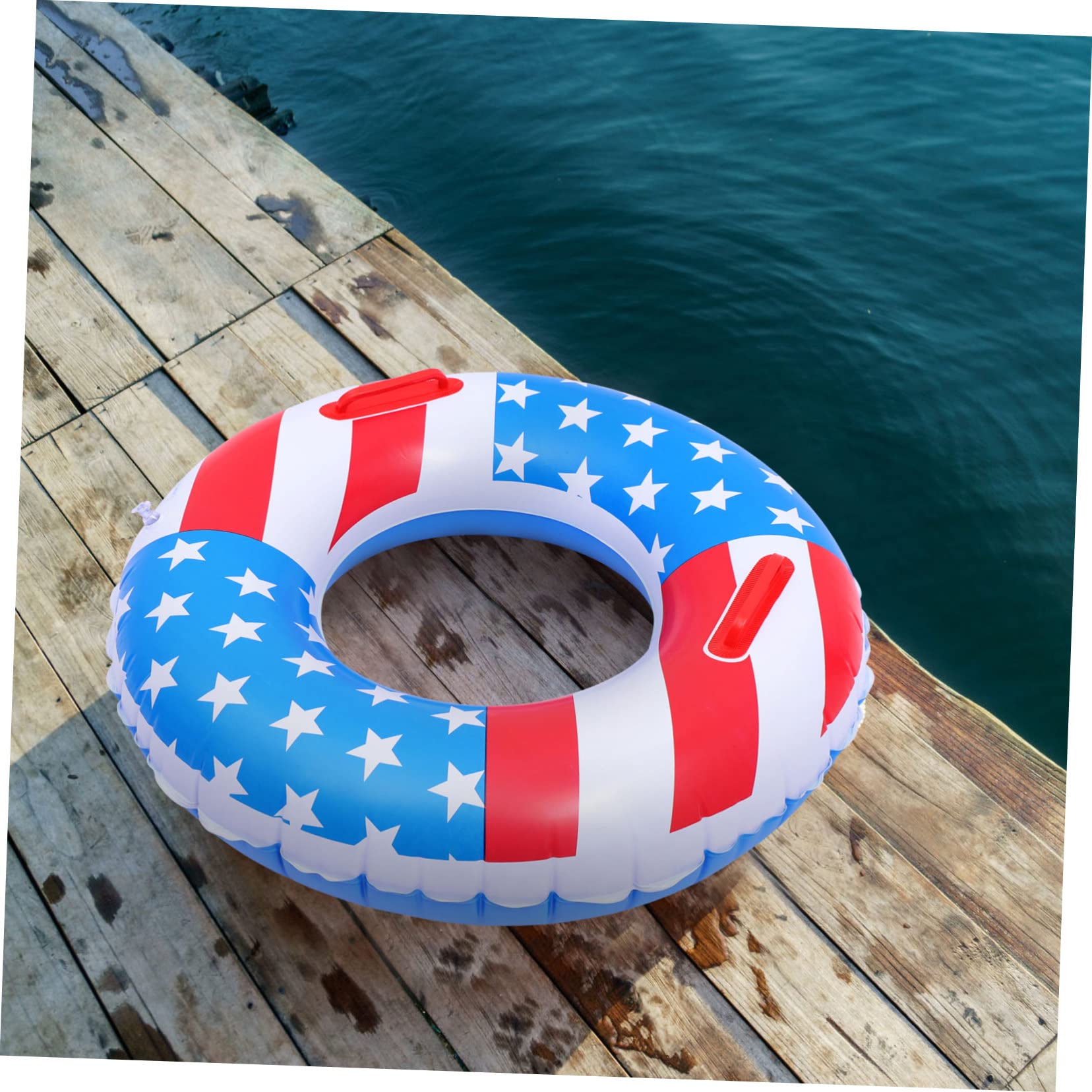 TOYANDONA Anillo De Natación con Inflables para Piscinas Infantiles Flotador para Piscina Infantil Asiento De Natación Inflable Decoraciones para El Día De La Independencia