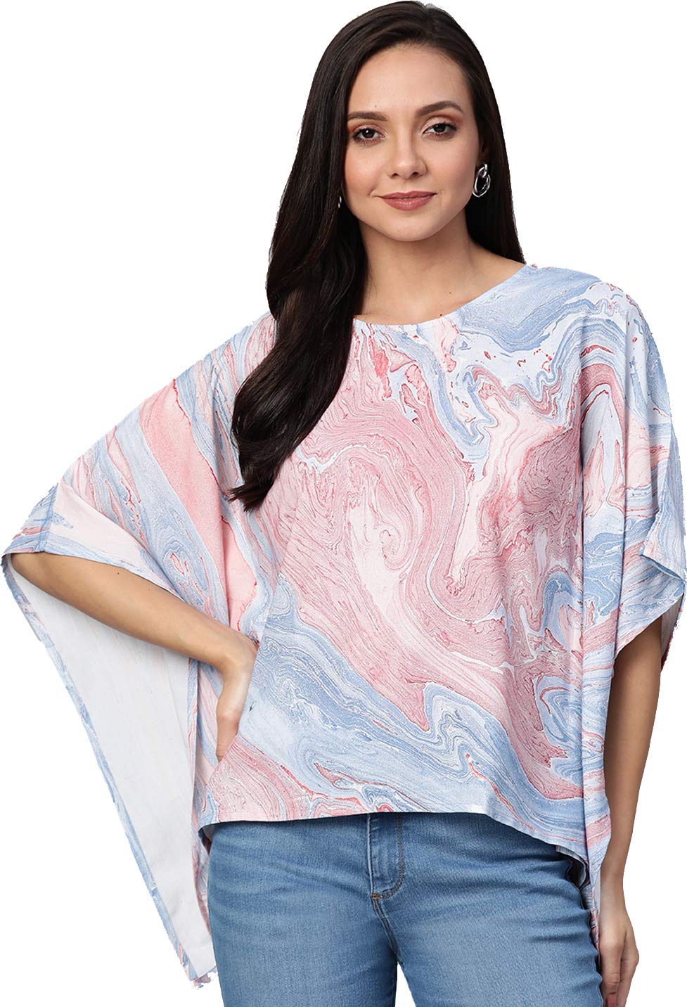 yash gallery Women's Rayon Printed Regular Fit Straight Top for Women-picture-46