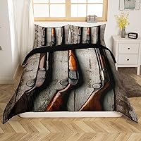 Vista 19 de Juego de ropa de cama geométrica roja, gris y negra, funda de edredón con círculo geométrico para niños, niñas, hombres, dormitorio, diseño