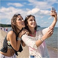 Vista 5 de Brazaletes impermeables de cuerda, para verano, con ola, brazalete para amistad, hecho a mano, para niña