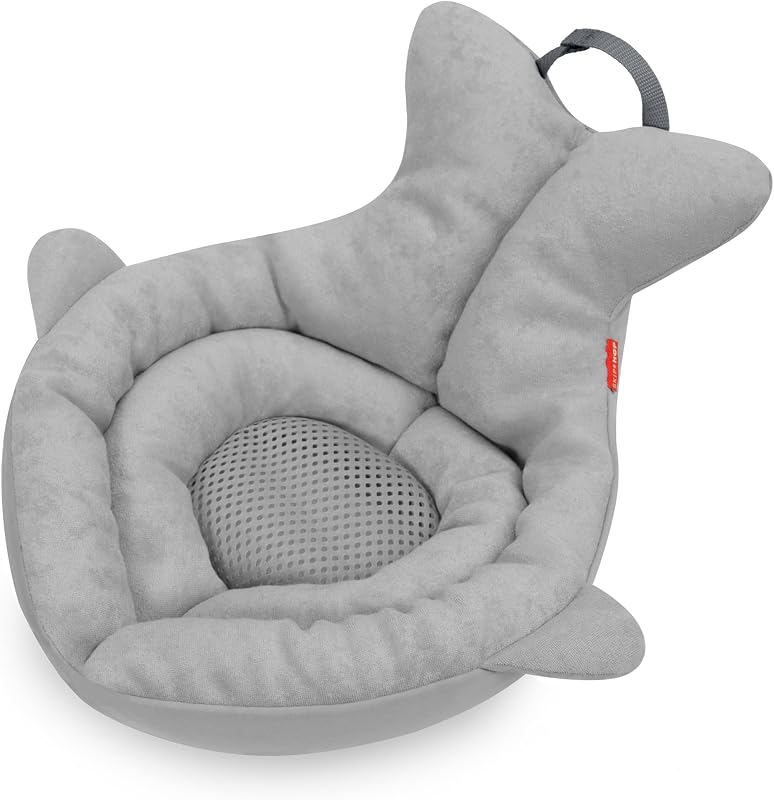 Soft Sink Baby Bath Tub, Moby, Grey