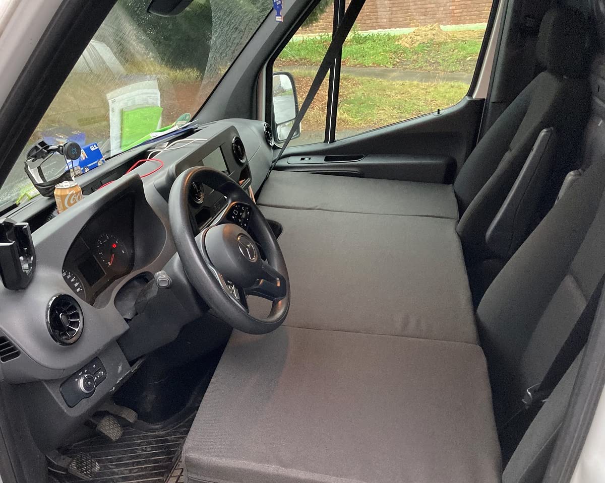 Zusatzbett, Kinderbett, Klappbett, Matratze, Camper Bett für Fahrerkabine für Wohnmobile und Transporter passend für Mercedes Sprinter