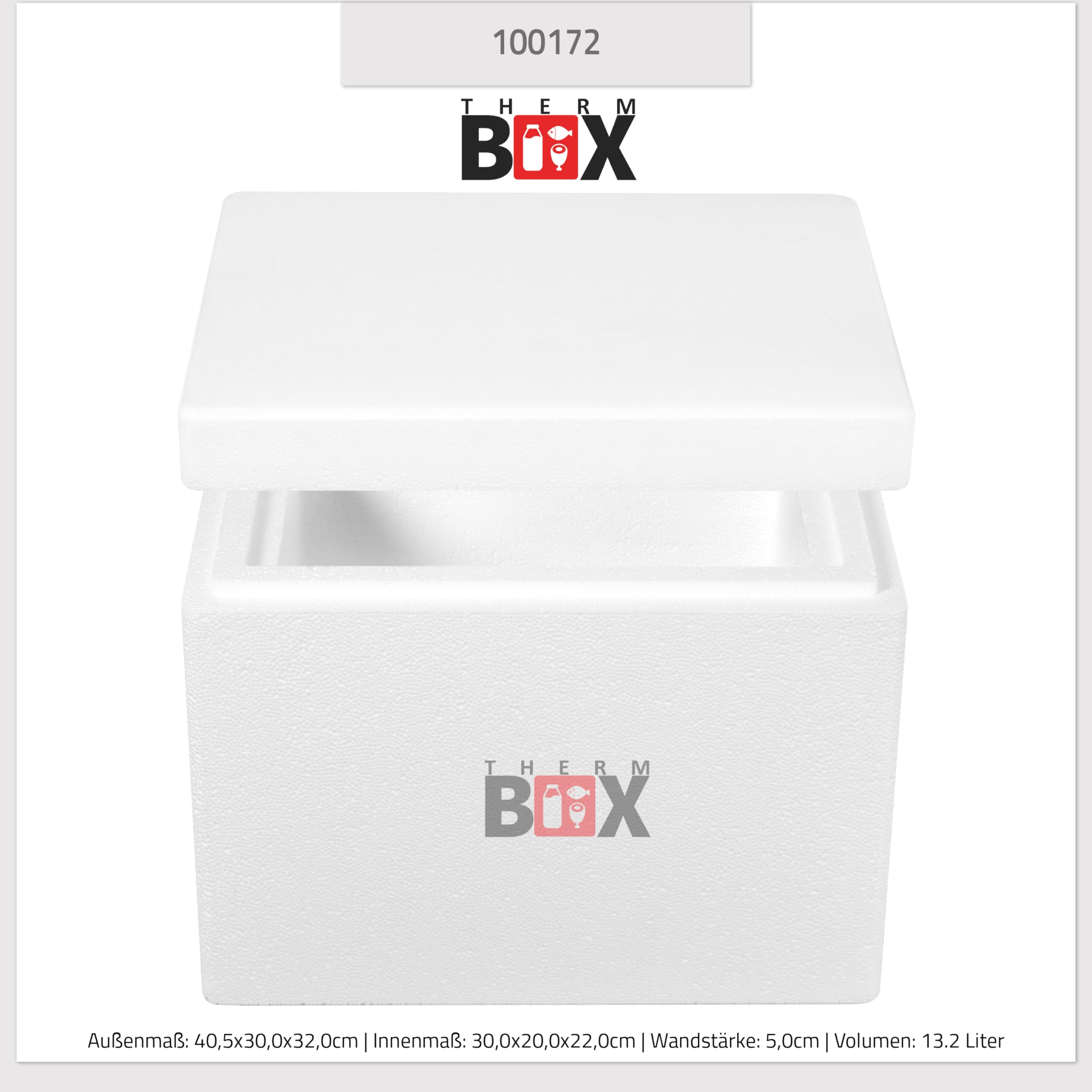 Caja Térmica Poliestireno THERM BOX - Con Accumulador Frío - Reutilizable Para Comida Y Bebidas