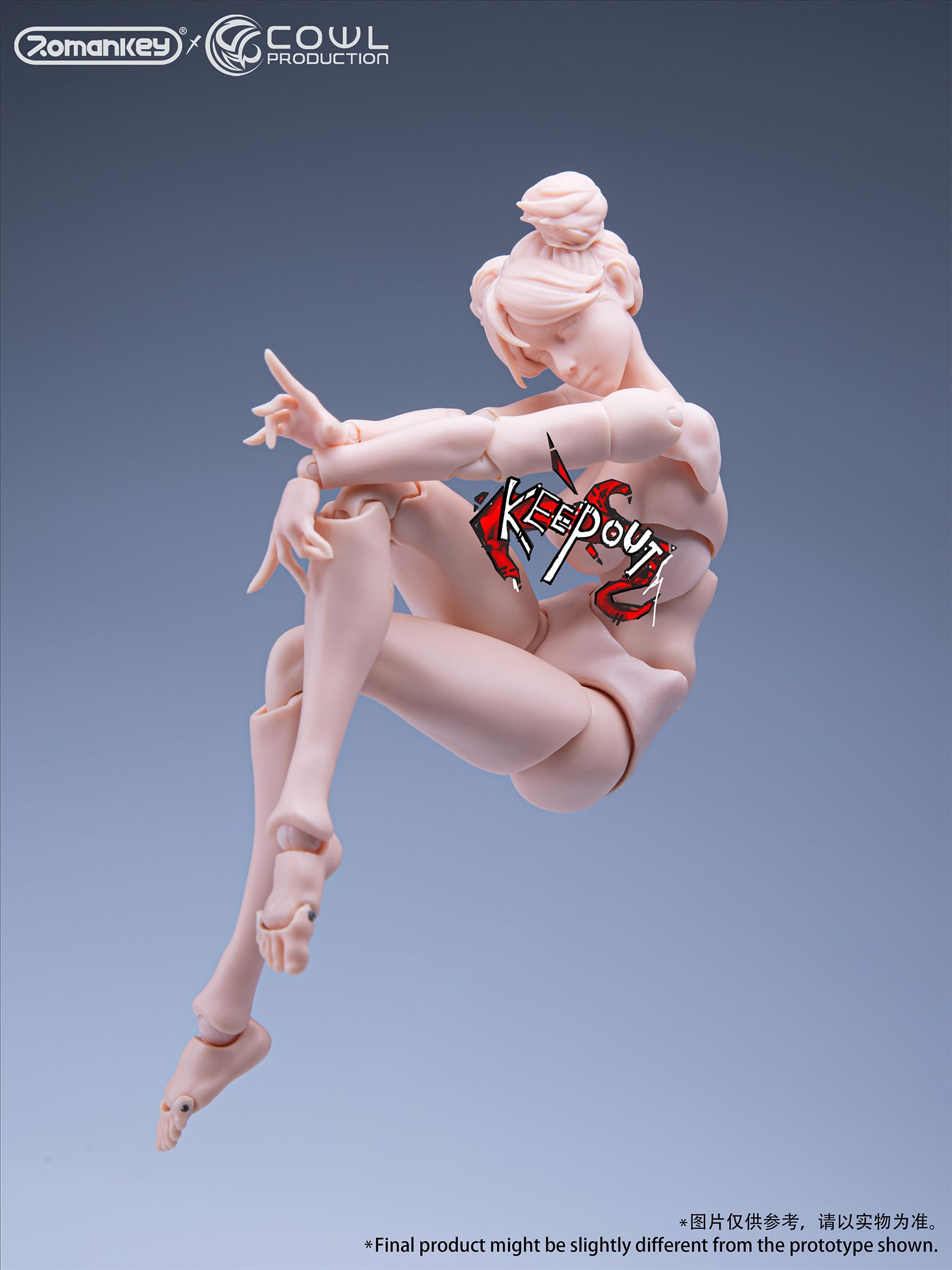 Amazon.co.jp: Romankey x COWL 1/12スケール PVC&POM&PA製 超可動女性