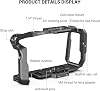 [نسخة جديدة] SMALLRIG BMPCC 4K & 6K Cage for Blackmagic Design Pocket Cinema Camera 4K & 6K w / Cold Shoe، الناتو للسكك الحديدية - 2203
