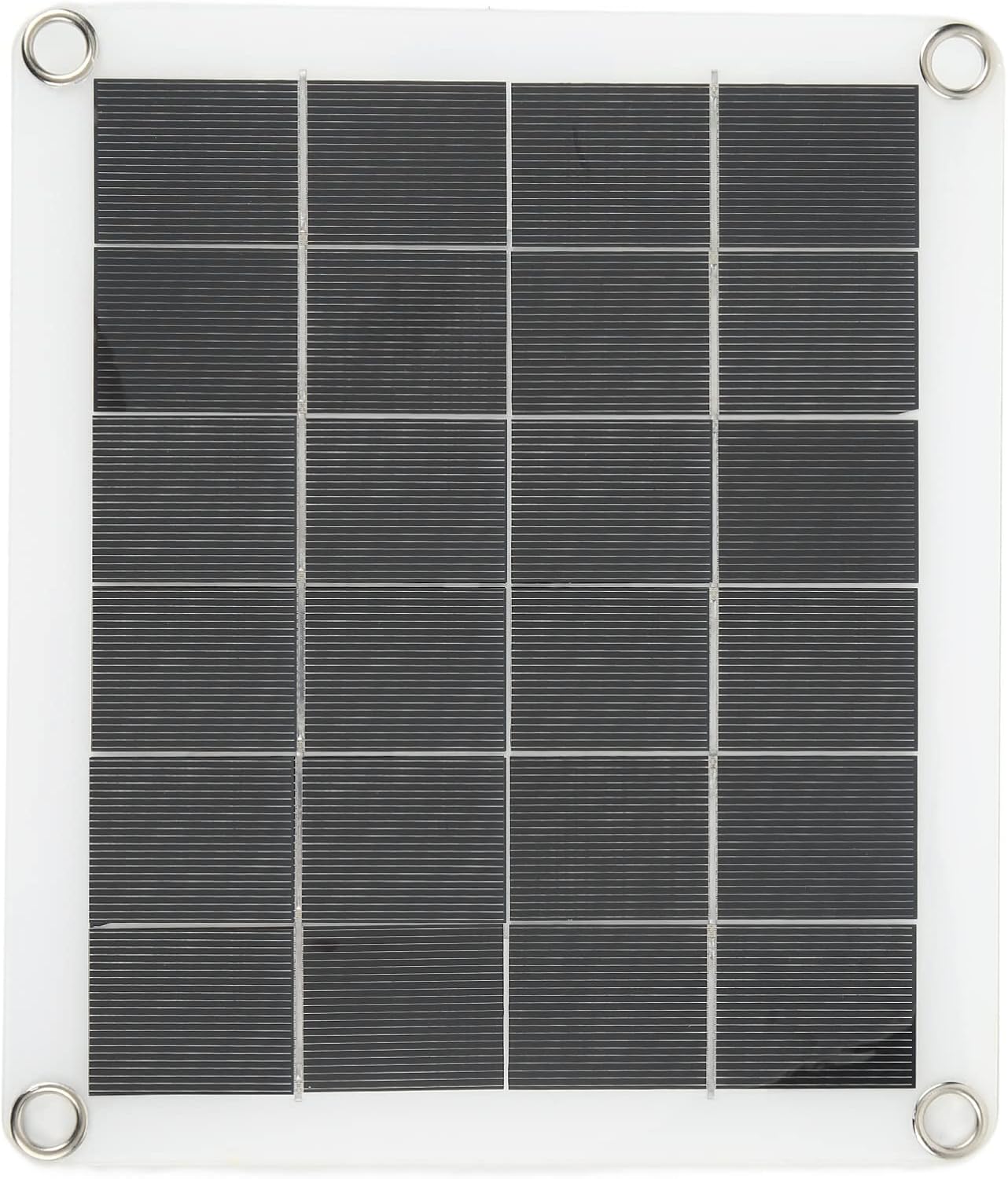 6W 5V Solar Cooling Fan with Double USB Interface, Solar Panel Included - Environmentally Friendly, Portable Design, Ideal for Pets, Cars, and Outdoor Use