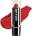 wet n wild Silk Finish Lipstick, Hydrating Rich Buildable Lip Color, Formulated with Vitamins A,E, & Macadamia for Ultimate Hydration, Cruelty-Free & Vegan - Cherry Frost