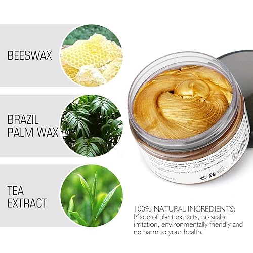 Miniatura 25 de Cera para colorear el cabello, desechable, instantáneo, mate, peinado, crema de barro, pomadas para el cabello, para niños, hombres y mujeres
