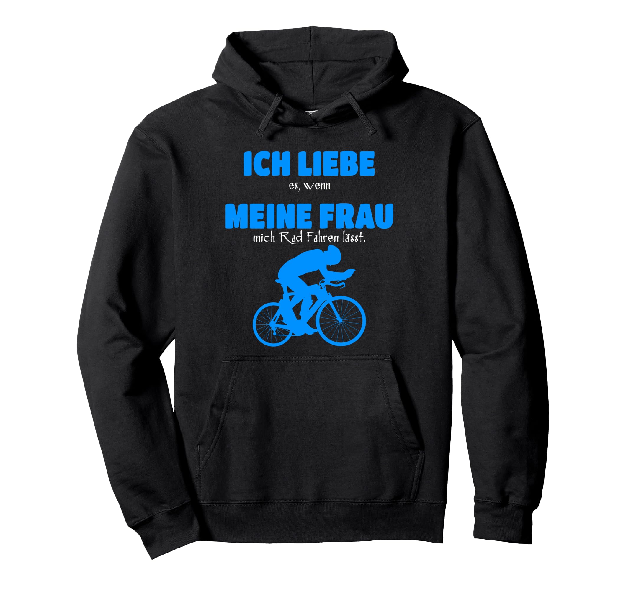 Ich liebe meine Frau Rad fahren Fahrrad Spruch Mountainbike Pullover Hoodie Fashion