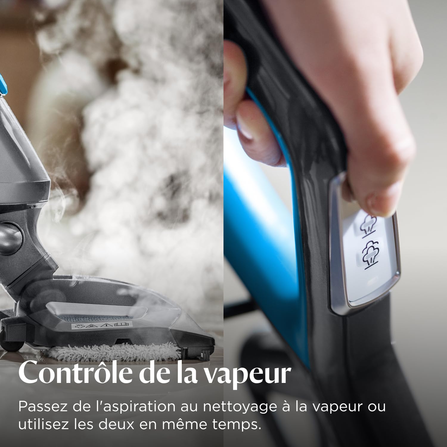 BISSELL Vac & Steam Nettoyeur Vapeur et Aspirateur 2 en 1 4266N