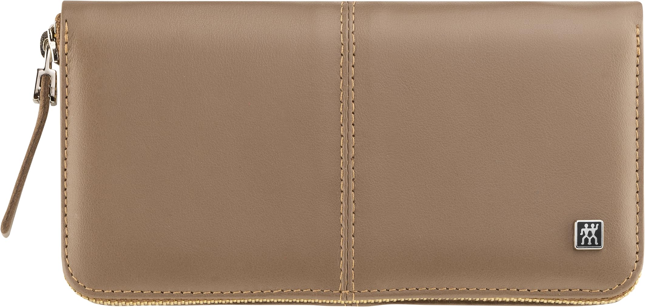 ZWILLING Maniküre-Set (4- oder 5-teilig, professionelles Nagelpflegeset, Echtleder-Etui mit Reißverschluss, mit Schere oder Nagelknipser), Premium Edition