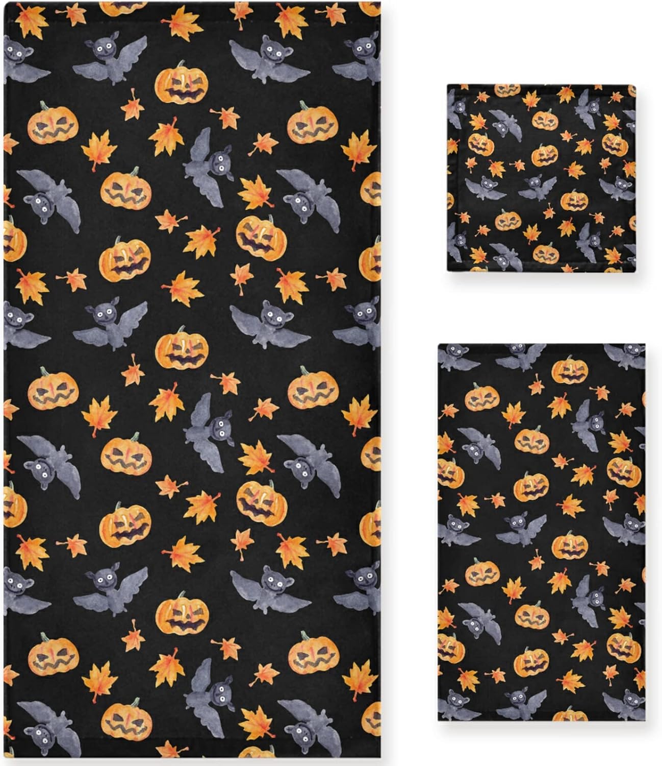 Naanle Magic Beautiful Mermaid Scale Pattern Soft Luxury Decorative Set of 3 Towels, 1 Bath Towel+1 Hand Towel+1 Washcloth, Multipurpose for Bathroom, Hotel, Gym, Spa and Beach