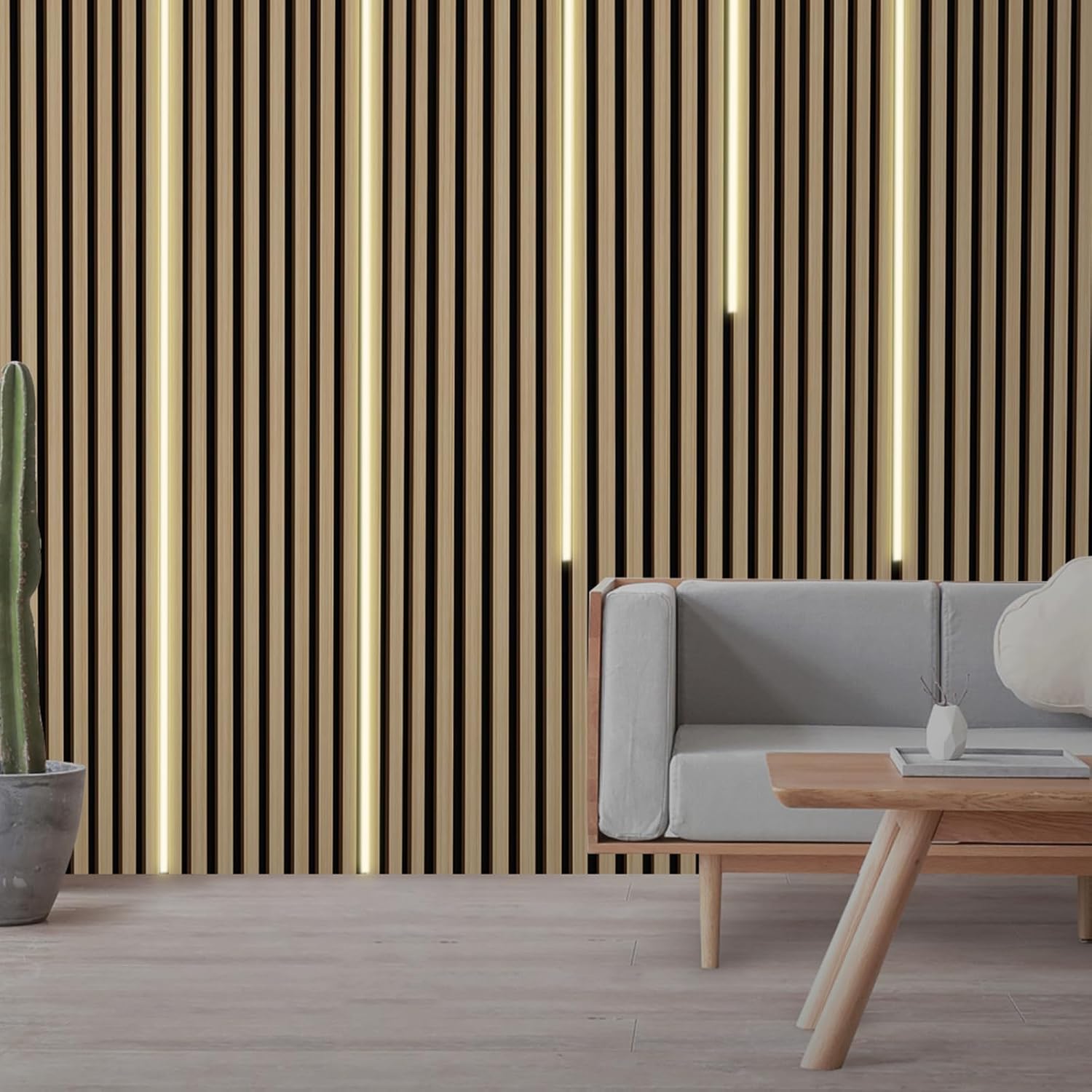 Silicone LED Black Profile 12 x 12 mm Flexible for Acoustic Panels Waterproof for Even Light Distribution Neon Effect (No LED Strips) (Black, 3 m)