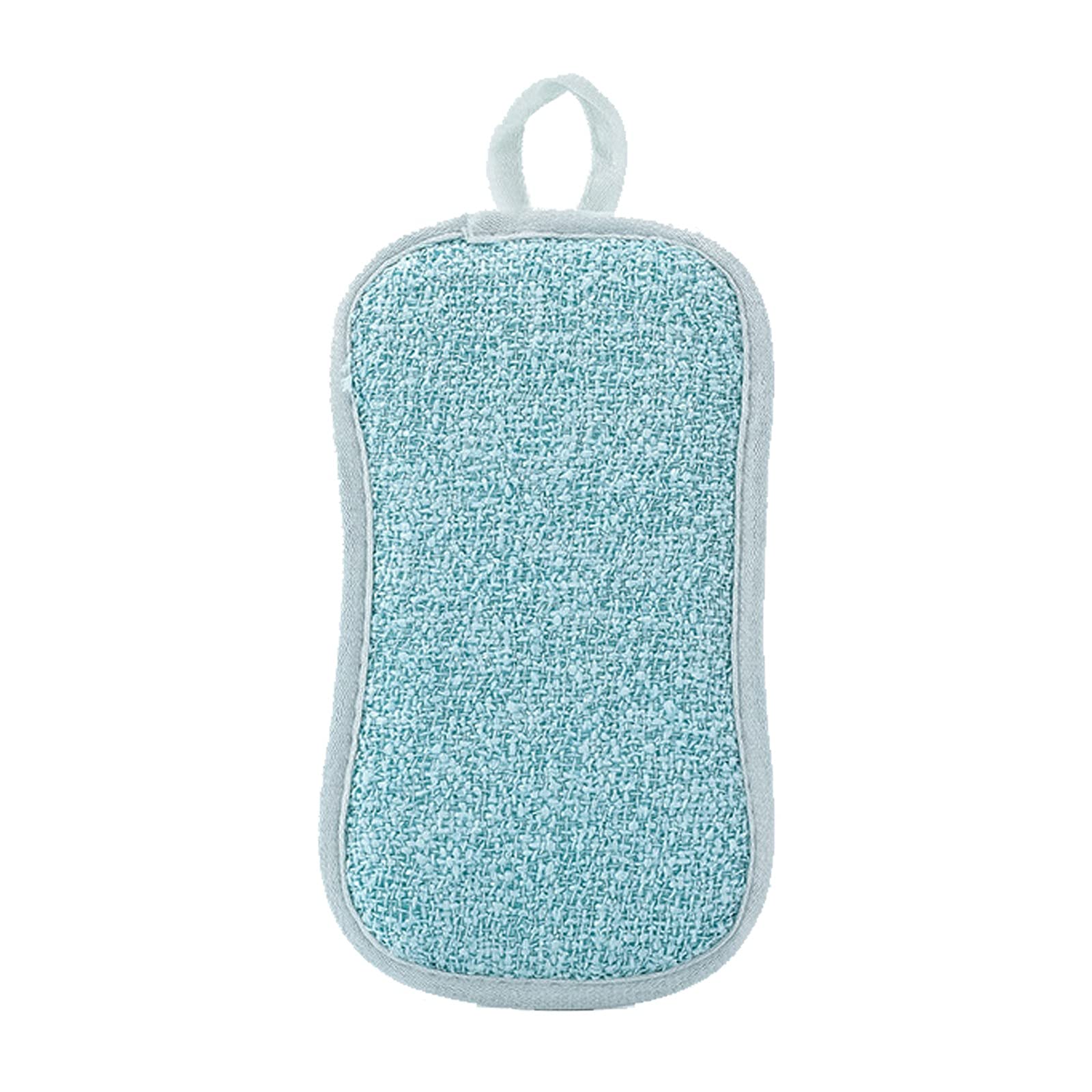 Towel Sponge Cleaning Wiping Dish Rags 2Sided Cloth Absorbent Kitchen Grease Cleaning Supplies Jewelry and Blue One Size