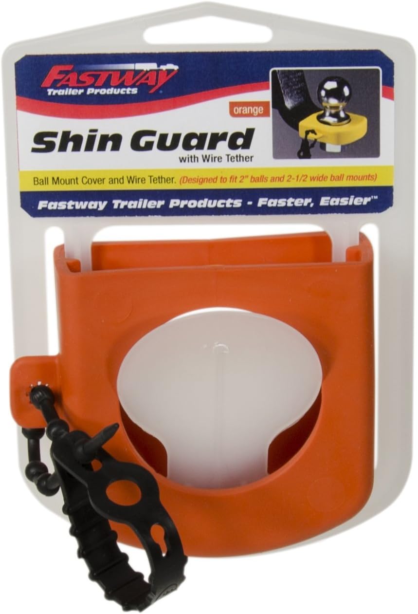Fastway 82-00-3127 Hitch Yellow SHIN Guard with Wire Tether