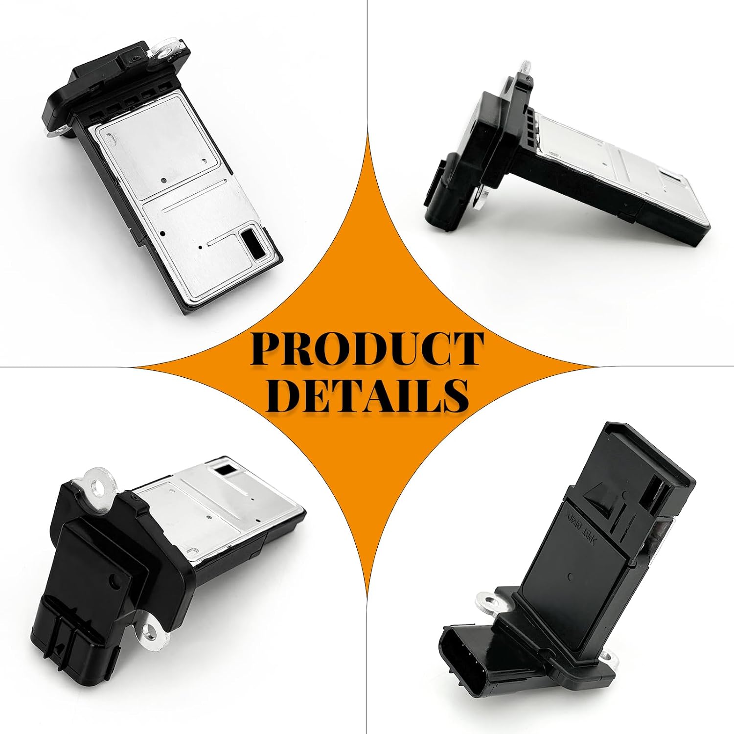 Pleoos 37980-RNA-A01 Mass Air Flow Sensor MAF Sensor Compatible with Acura ILX 13-14, MDX 07-13, RDX 07-14, RL 09-12 & Honda Accord 03-14, Civic 06-14, Odyssey 07-14, Pilot 09-14 & More