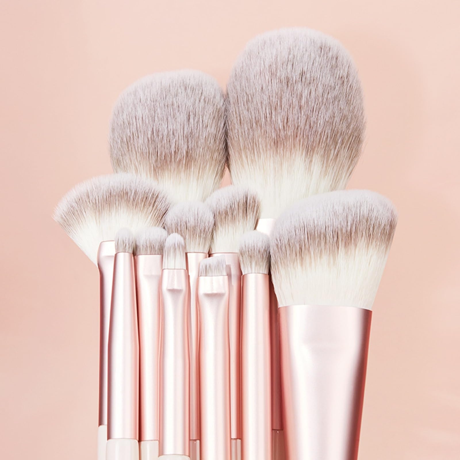 Ensemble de Pinceaux de Maquillage Ensemble de maquillage 11 pièces, pinceau à paupières portable poils doux pour Voyage