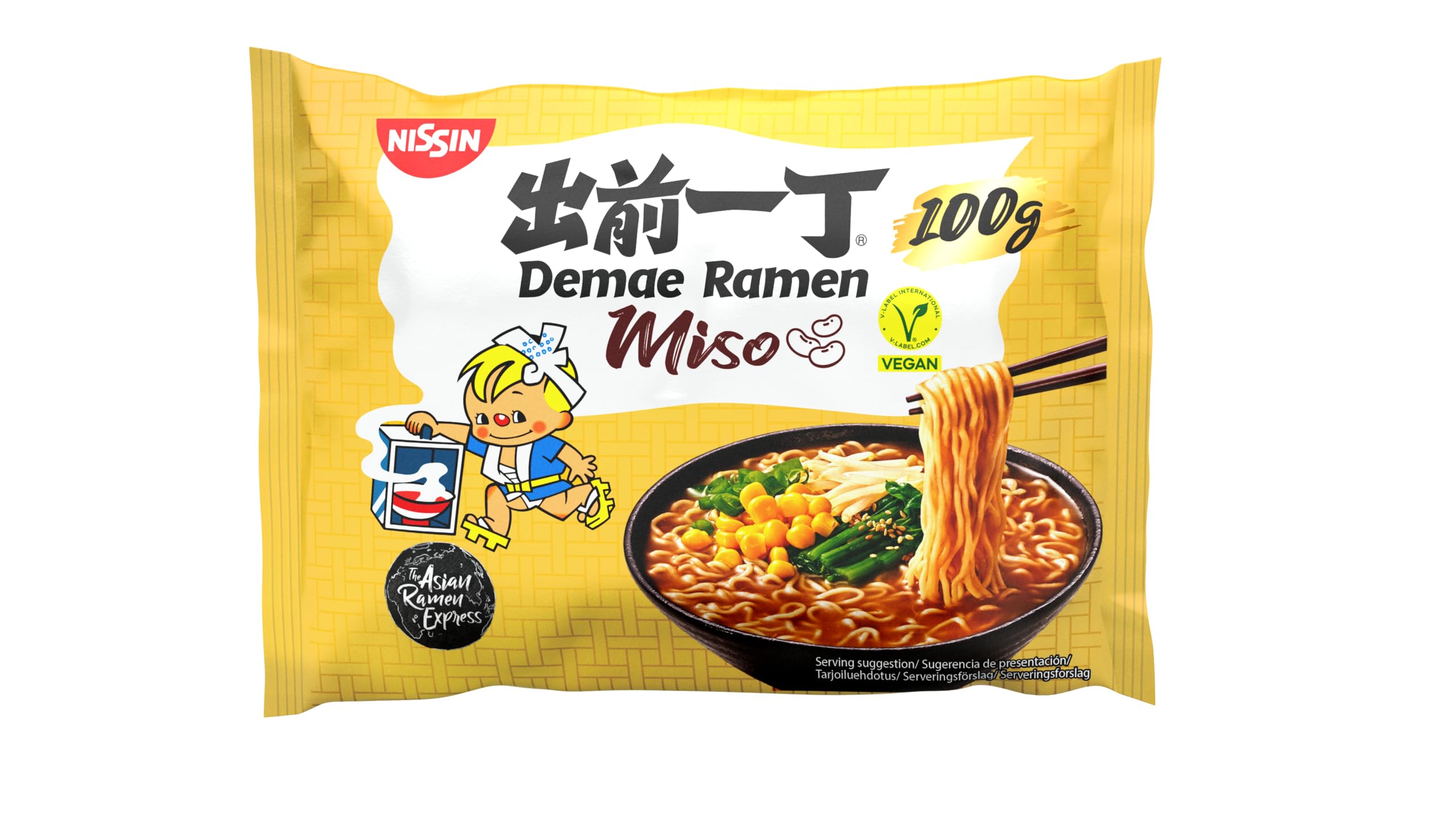 Tallarines instantaneos sabor miso