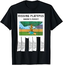 Disney Phineas And Ferb Missing Platypus Poster T-Shirt