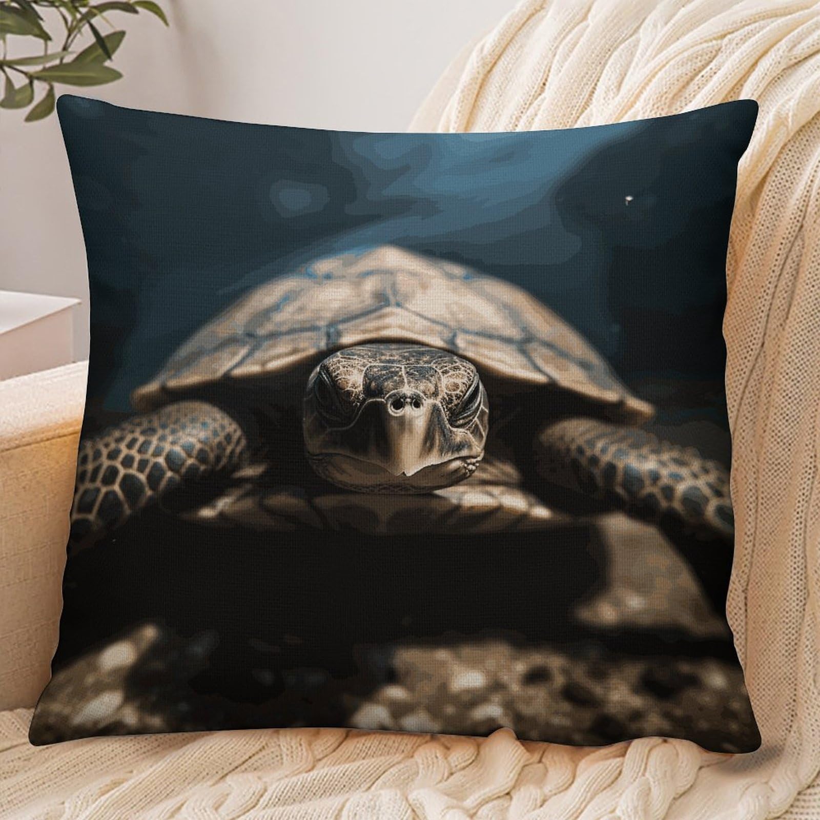 Fekiloot Style Animal Tortoise Pillowcase Pillow Sham Pillow Case
