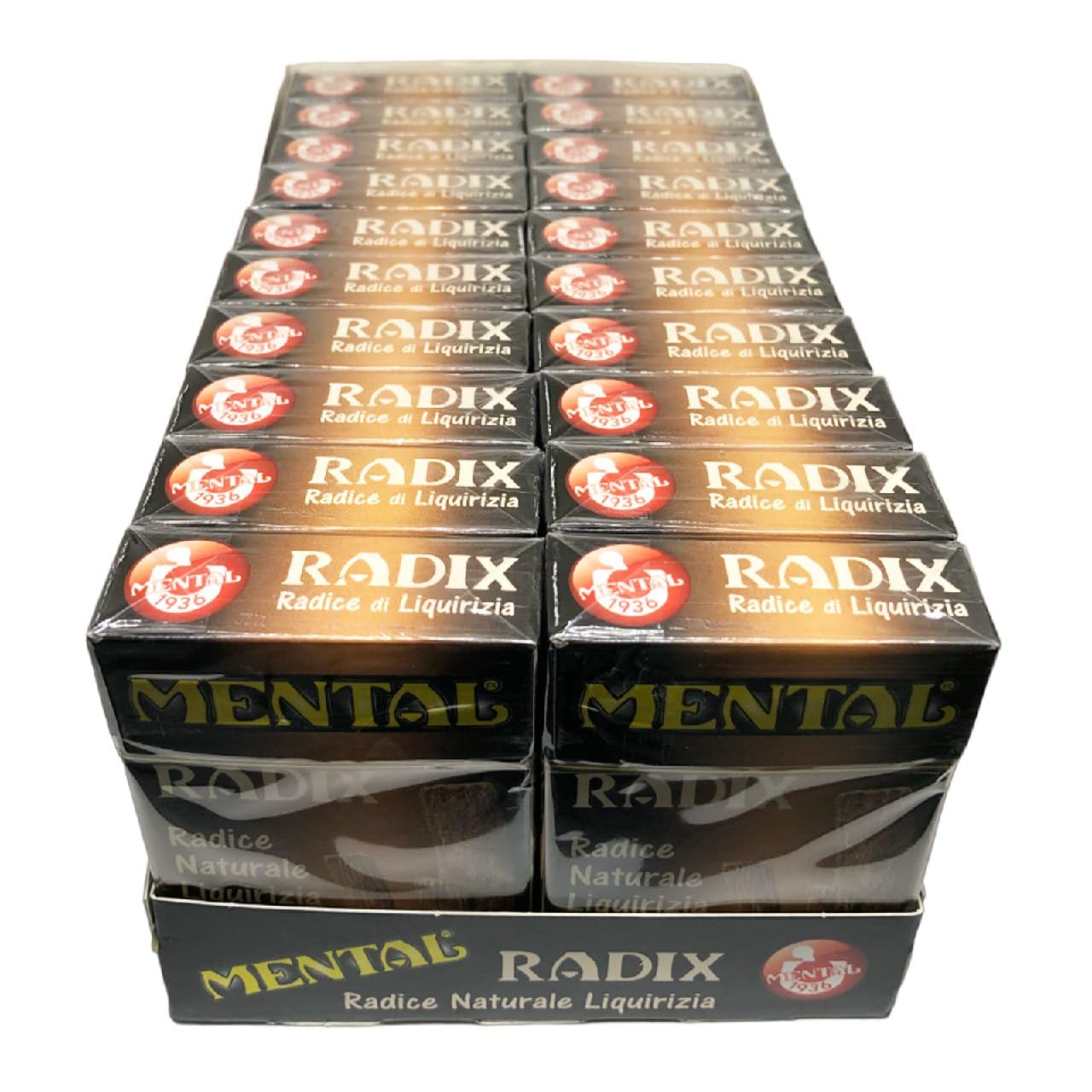 Mental Fassi Radici Naturali di Liquirizia - 20 astucci da 23 g