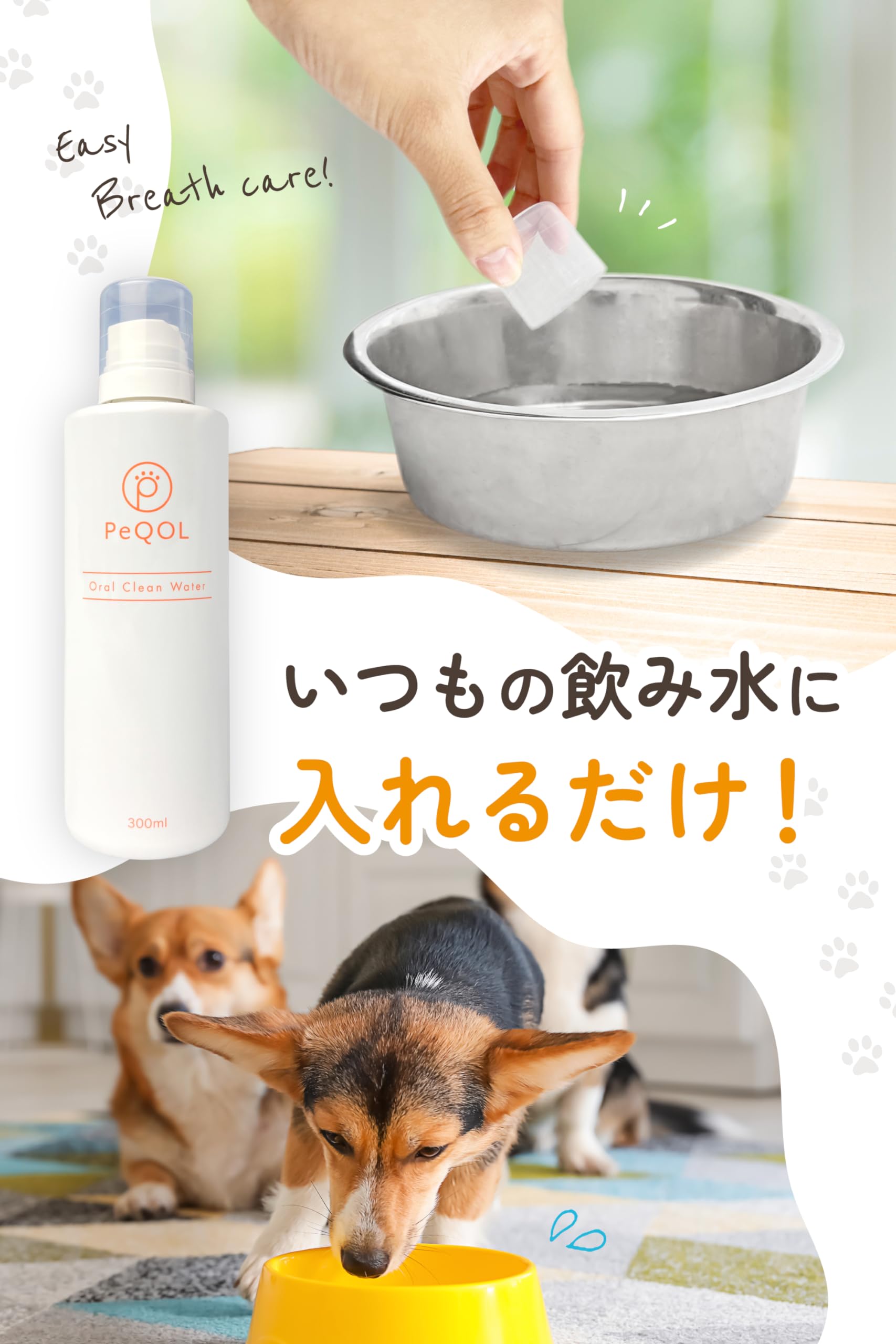 Amazon.co.jp: 【獣医師監修】 PeQOL オーラルクリーンウォーター 犬猫
