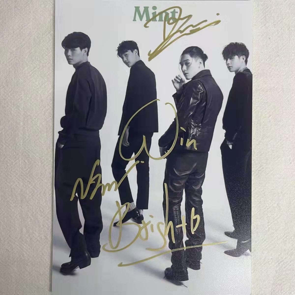 Thai Drama Meteor Garden F4 bright win dew nani personally signed