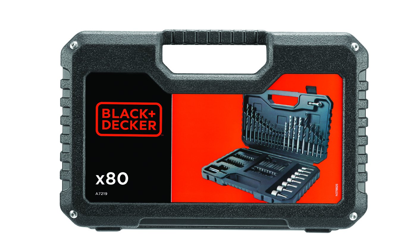 BLACK+DECKER Drilling and Screwdriver Bit Set - 80 Piece