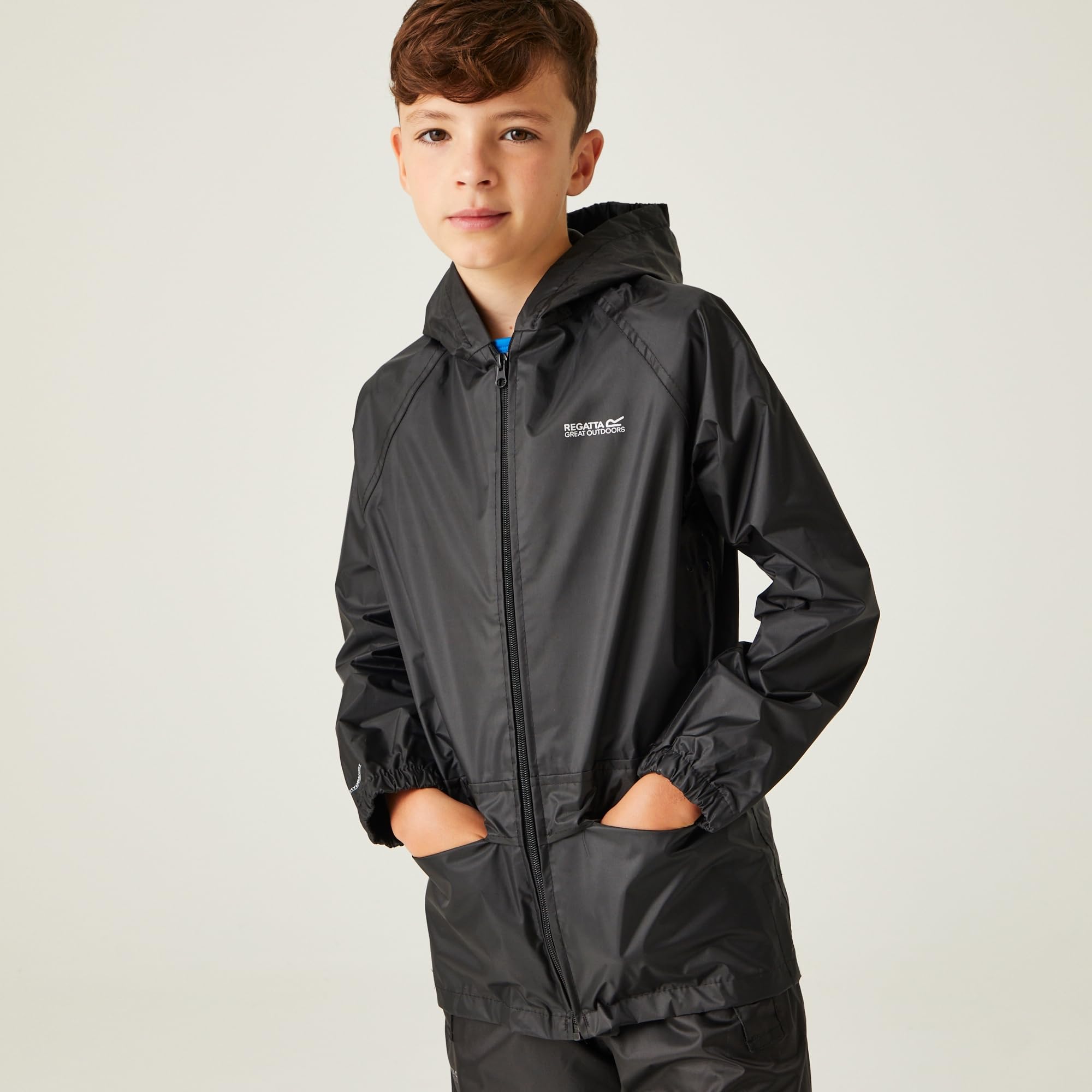 Regatta Unisex Kids Stormbreak Wodoodporna kurtka szkolna przeciwdeszczowa