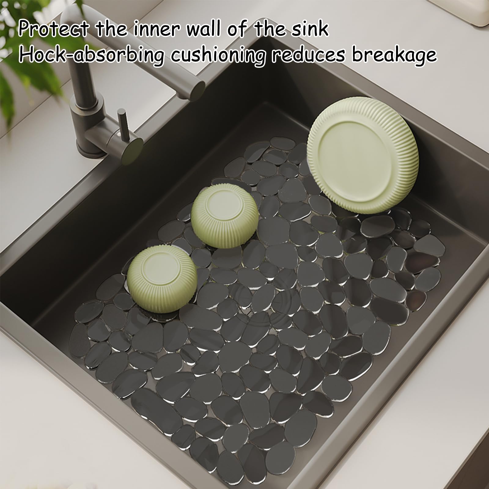 Echehi 2 Pack Sink Protector Mat - Image 3