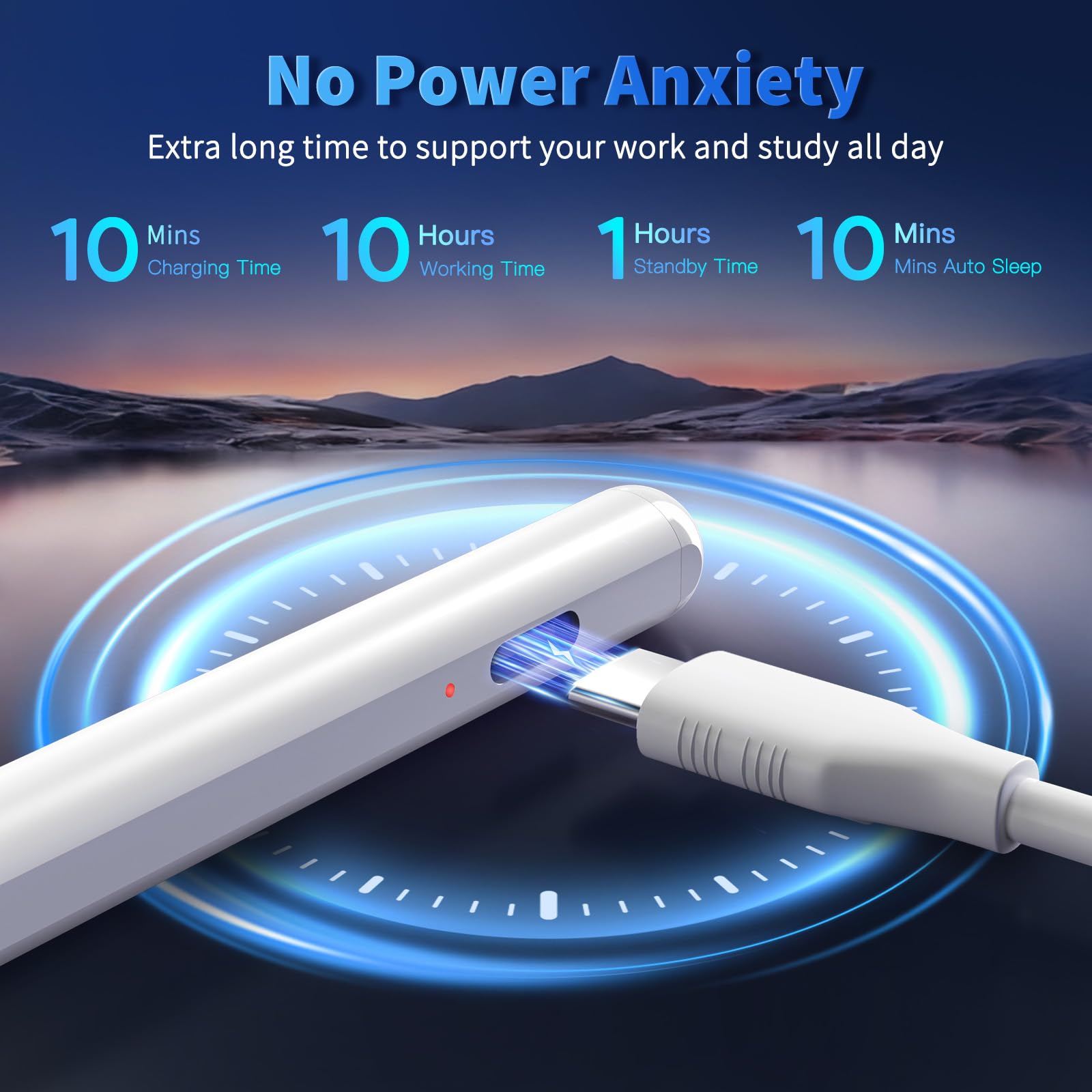 StylusHome 10 Mins Fast Charging Stylus Pen for iOS & Android Touch Devices — Amazon image 4