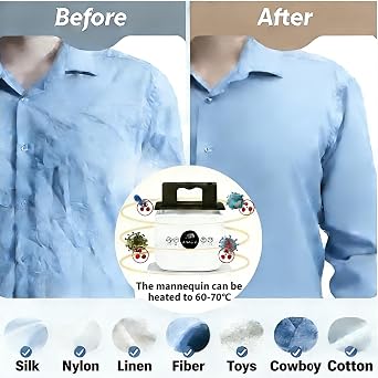 Automatic Ironing Machine - Hot Air Dryer and Iron for Shirts and Pants, Inflatable Design for Quick Wrinkle Removal, Suitable for Home and Office Use