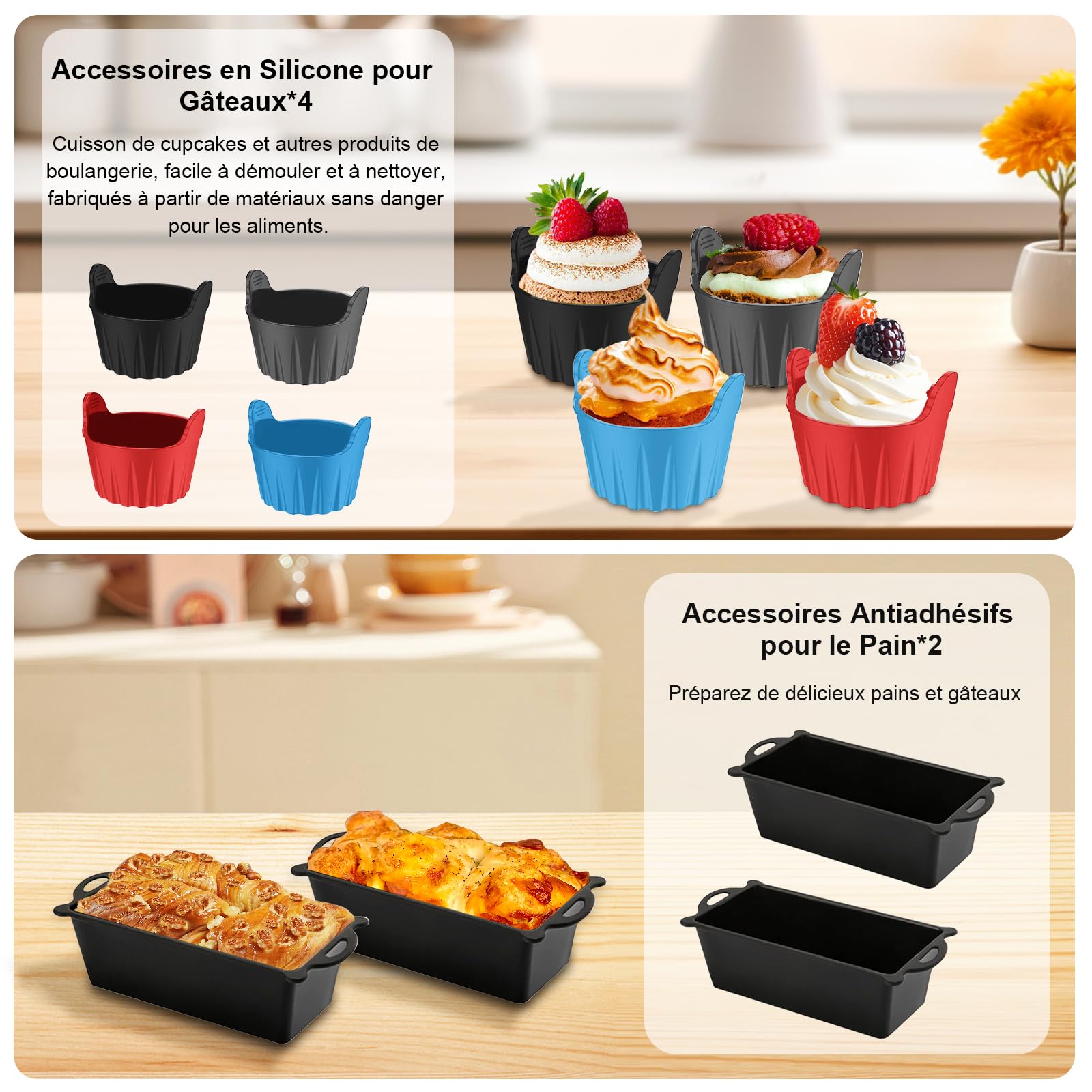 Accessoires Air Fryer pour Ninja MAX PRO, 6,2 L AF180EUCP / AF180EU