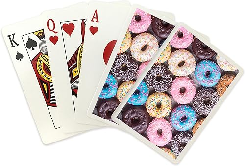 Miniatura 2 de Lantern Press Colorida exhibición de donas con chispas, fotografía (naipes, tamaño de póquer)