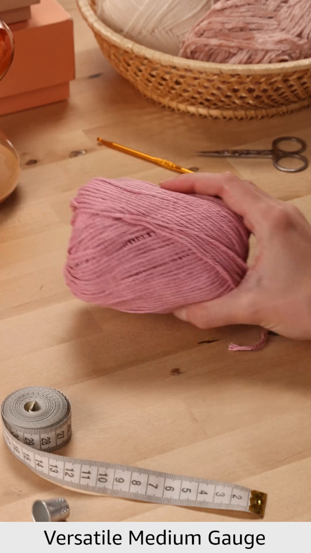 Image of Lily Sugar 'N Cream The Original Solid Yarn - Medium Gauge 100% Cotton - 2.5 oz - Rose Pink - Machine Wash & Dry