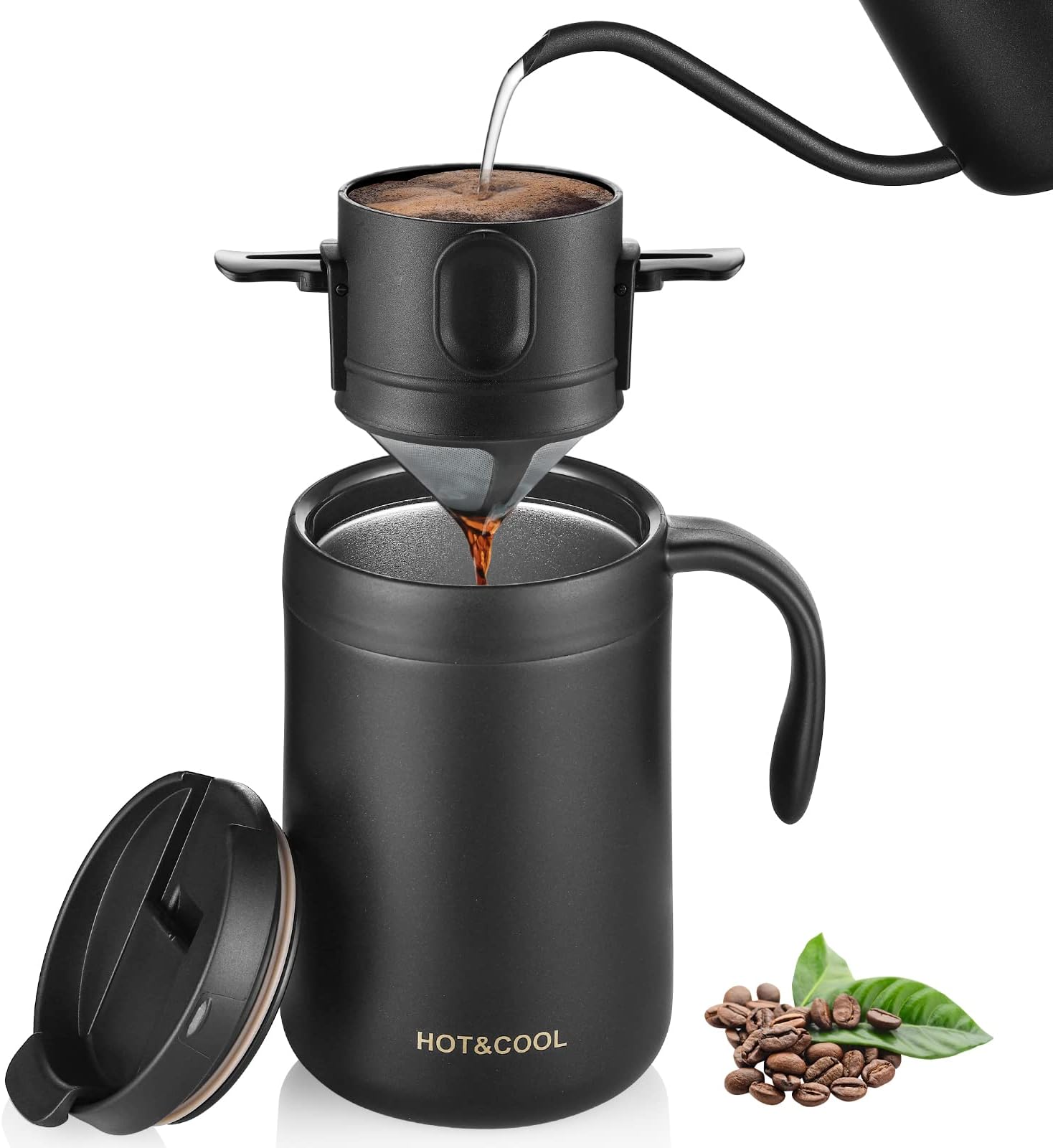 nCamp Café, Portable Coffee Maker, Portable Espresso
