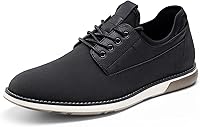 Bruno Marc Men's Plain Toe Oxford Dress Sneakers - Comfortable Business Formal Derby Shoes Crossflex GentEdge