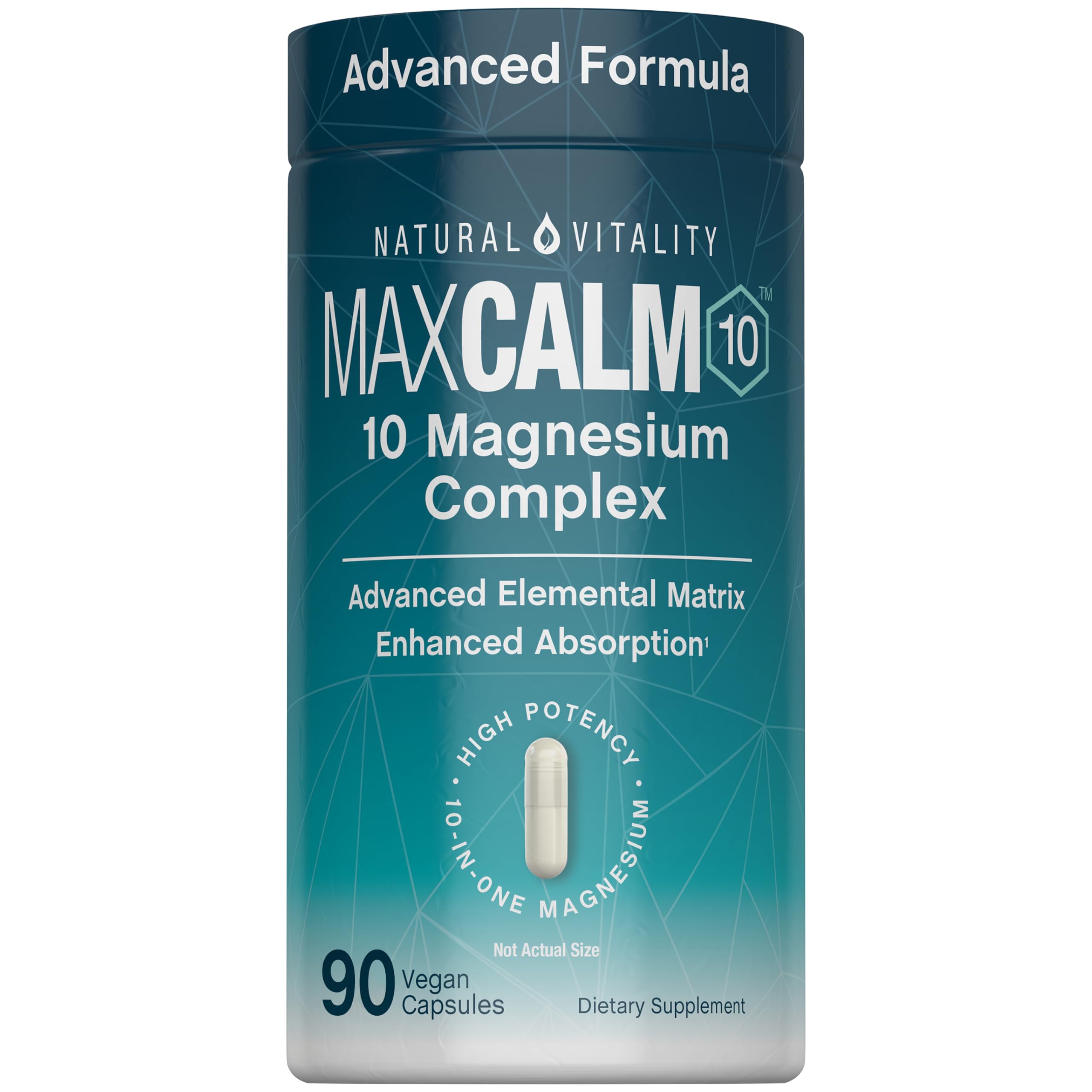 Natural Vitality MaxCalm Magnesium Complex Capsules
