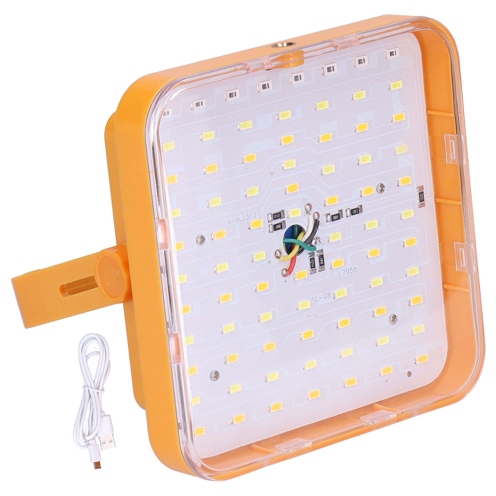 ADITAM Luz de Emergencia Solar-LED Luz Solar para Acampar Luz de Emergencia de inundación LED Recargable por USB para Acampar al Aire Libre Senderismo Double The Comfort