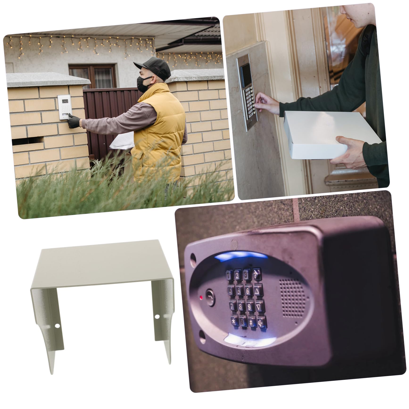 Copertura Protettiva Per Prese Elettriche Da Esterno e Resistente Agli Urti Per Stazione Di Ricarica Verniciato Protezione Ottimale Contro Intemperie e Danni Ambientali