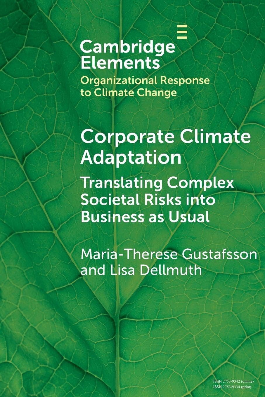 Corporate Climate Adaptation: Translating Complex Societal Risks into Business as Usual (Organizational Response to Climate Change: Businesses, Governments)
