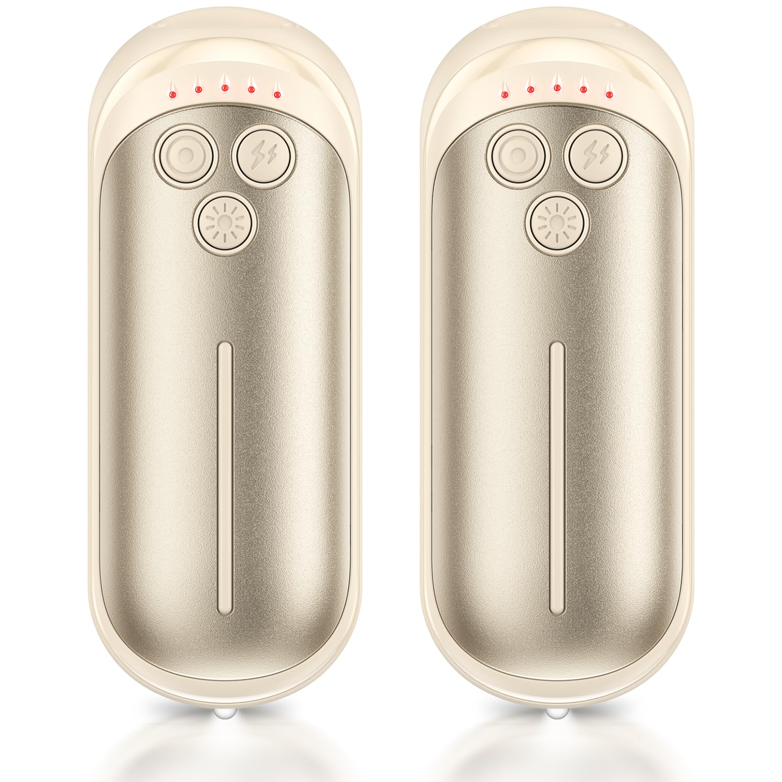 Rechargeable Hand Warmers 2 Pack, Rapid Heating Within 3 Seconds
