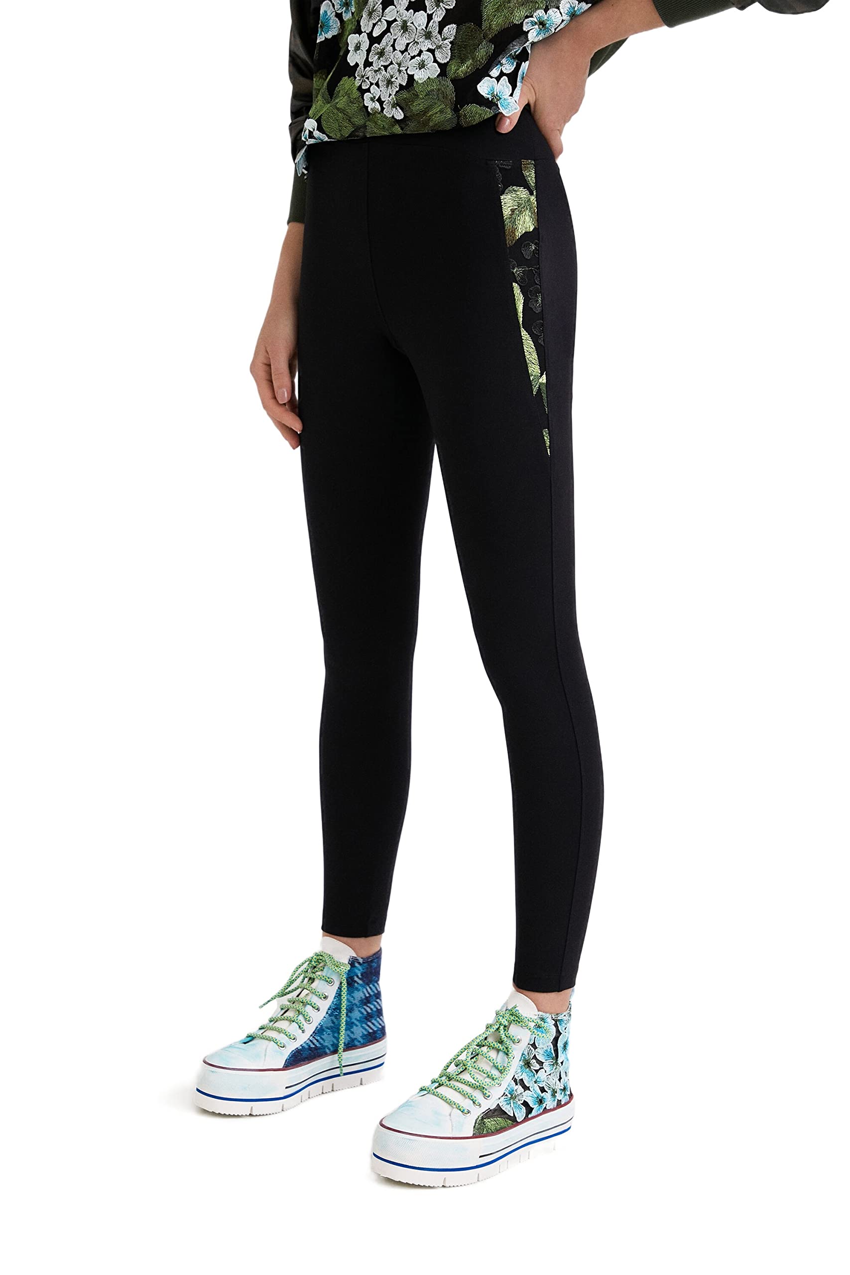 Leggings para Mujer Desigual Jane sin Transparencias Cómodos 5